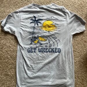 Surfing Blue Graphic Tee